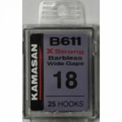 Kamasan B611 Barbless Hook...