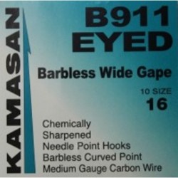Kamasan B911 Eyed Barbless...
