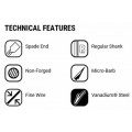 VMC 7007 Black Barbed Hook