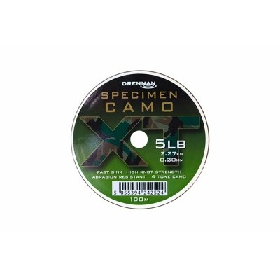 Drennan Specimen Camo XT Line 100m