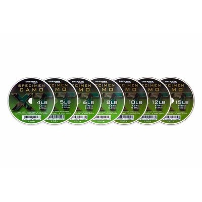 Drennan Specimen Camo XT Line 250m