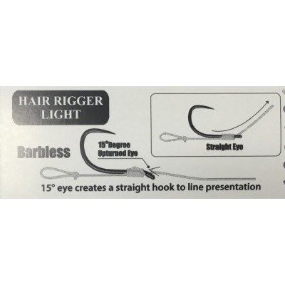 Gamakatsu Hair Rigger Light Barbless Hook
