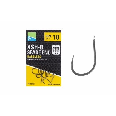 Preston XSH-B Spade End Barbless Hook