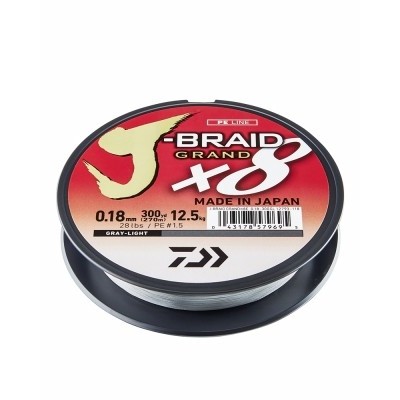 Daiwa J-Braid Grand 8 Strand (Grey)
