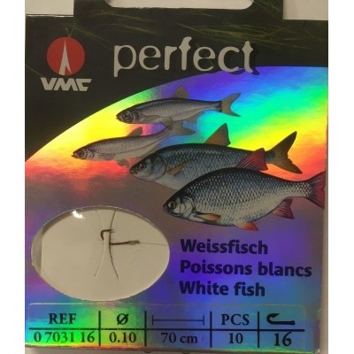 VMC 7031 Fine Wire Red Tied Hooks