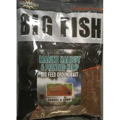 Dynamite Big Fish Halibut & Hemp Groundbait (DY1470)