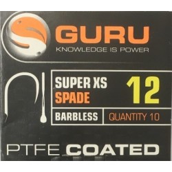 Guru Super XS Spade Barbless (PTFE) Hooks