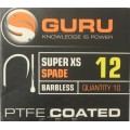 Guru Super XS Spade Barbless (PTFE) Hooks