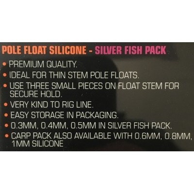 Guru Pole Float Silicon Silvers