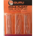 Guru Pole Float Silicon Silvers