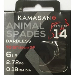Kamasan Animal Spade Barbless Tied (New)