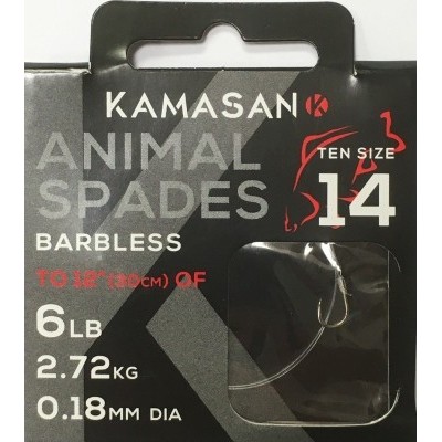 Kamasan Animal Spade Barbless Tied (New)