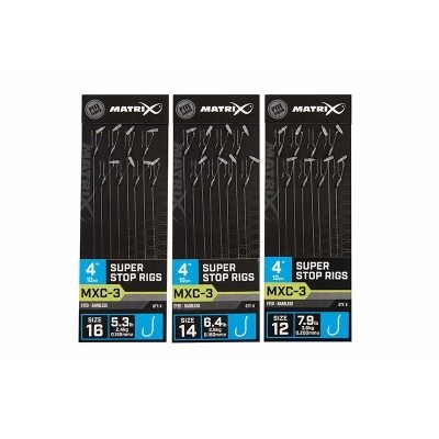 Matrix MXC-3 Super Stop Rigs 10cm (Barbless)