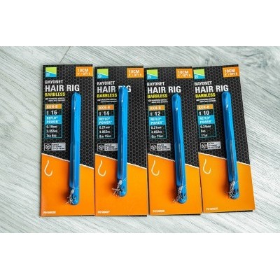 Preston KKH-B Bayonet Hair Rigs (10cm)