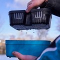 Drennan DMS Pellet Strainer in use