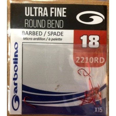 Garbolino Ultra Fine Round Bend Red Hook (2210RD)