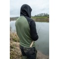 Korum Hooded Dri-Active Long Sleeve T-Shirt 