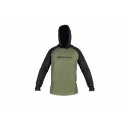 Korum Hooded Dri-Active Long Sleeve T-Shirt 