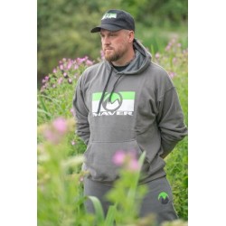 Maver Grey Emblem Hoodie