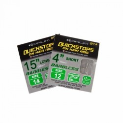 Korum Quickstops on Hair...