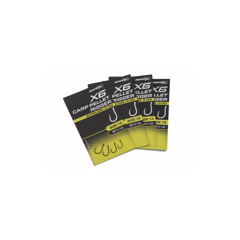 Gancio Matrix X6 Per Rigger A Pellet – Attrezzatura Da Pesca Occhiellati Per Carpe