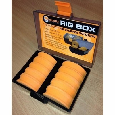 Holds 200 Rigs With 10 EVA Spools Details about   Guru Rig Box Impact Proof Coarse Fishing 