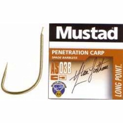 Mustad Penetration Carp Barbless AS03B