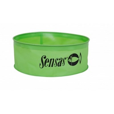 Sensas Waterproof Round Green Bowl (02444)