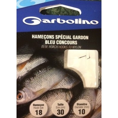 Garbolino Blue Roach Hooks To Nylon