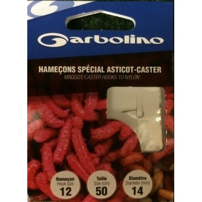 Garbolino Maggot & Caster Hooks To Nylon
