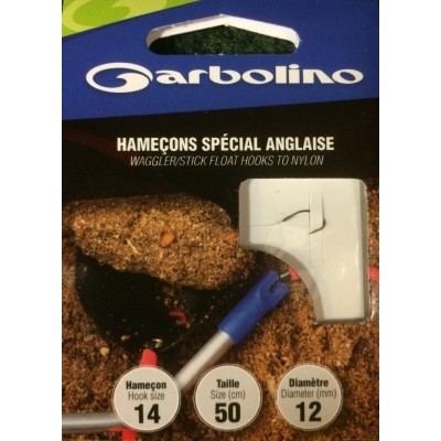 Garbolino Waggler & Stick Float Hooks To Nylon